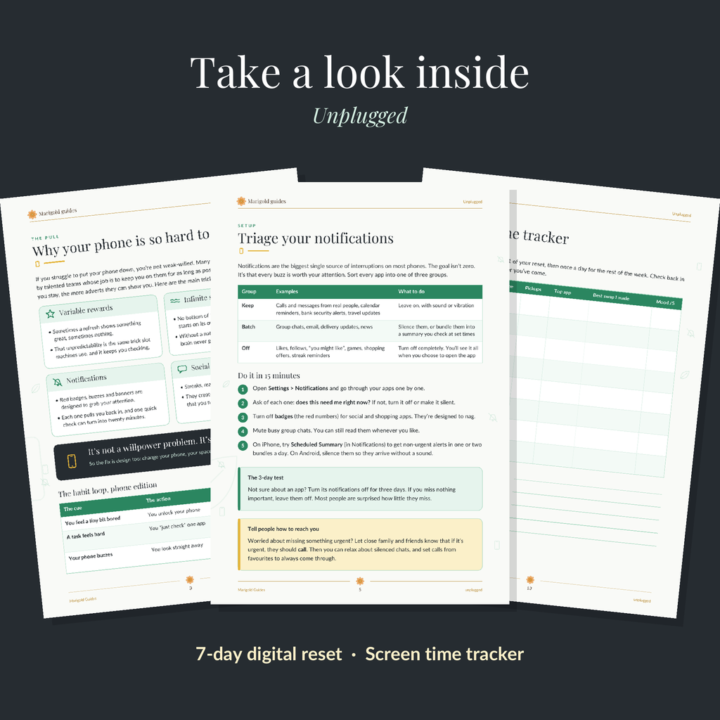 Unplugged: Take Back Your Time From Your Phone
