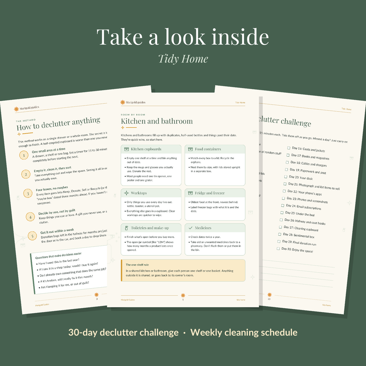 Tidy Home, Clear Mind: Declutter and Keep It That Way